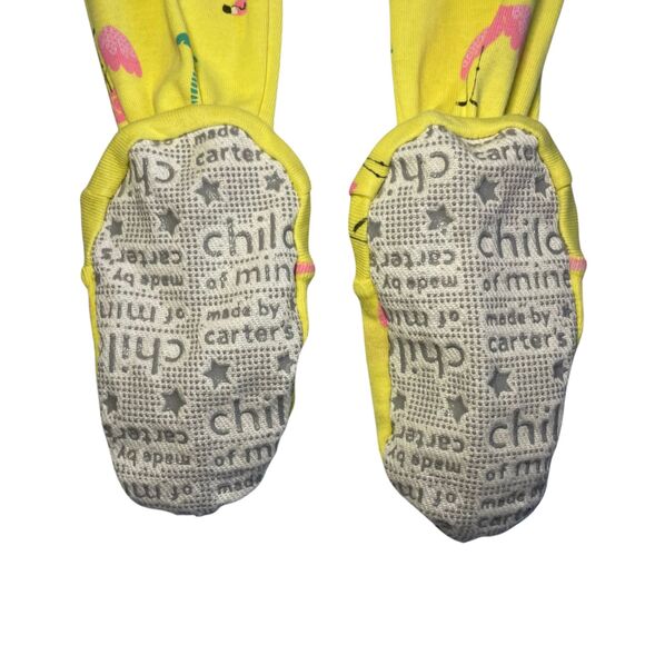 Infant Footed Pajamas 2 Pk Elephants and Flamingos Size 24M - Picture 7 of 13